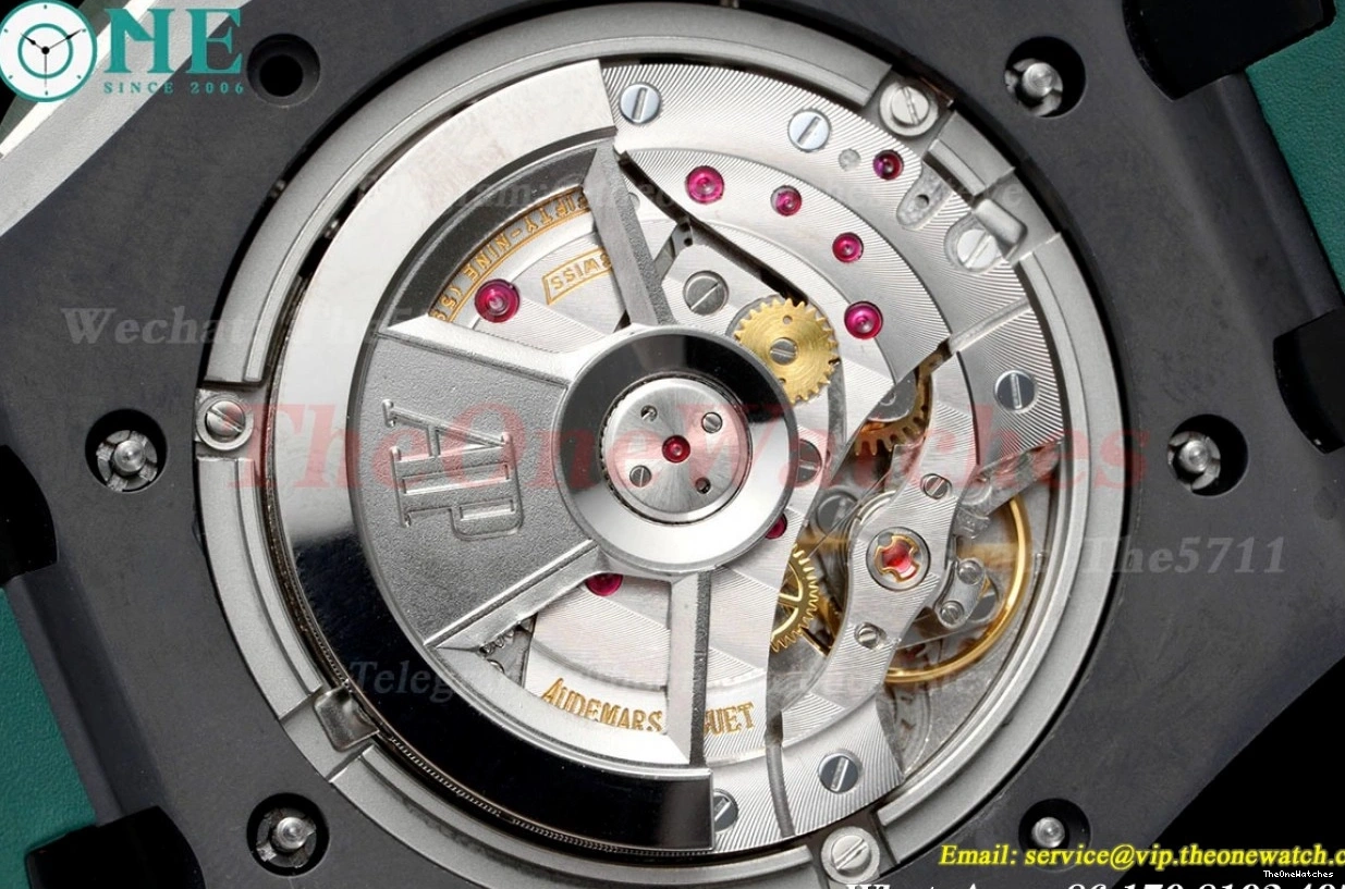 Ceramic Green A3126 2020 44mm Royal Offshore Oak RSF Dial RU 0411